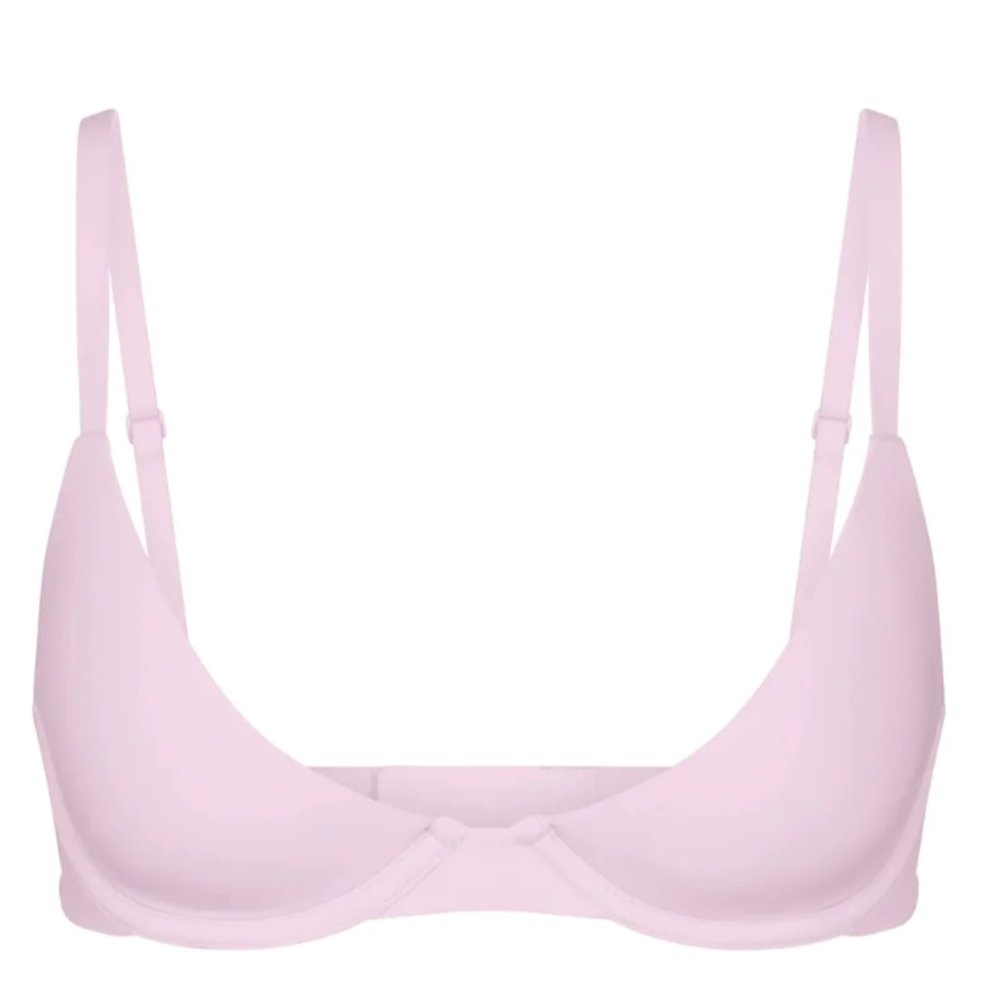 NWT Skims Fits Everybody Plunge Bra in Cherry Blossom in 44D